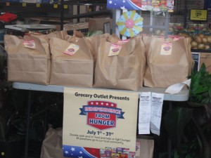 Grocery Outlet hosted a food drive to support Newberg FISH